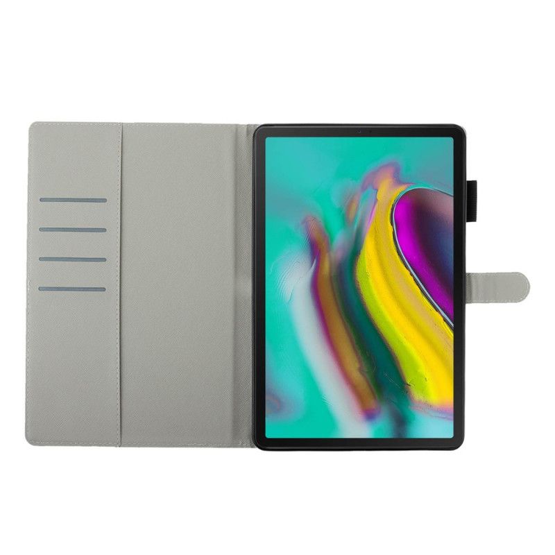 Flip Cover Læder Samsung Galaxy Tab S5e Fisk Beskyttelse