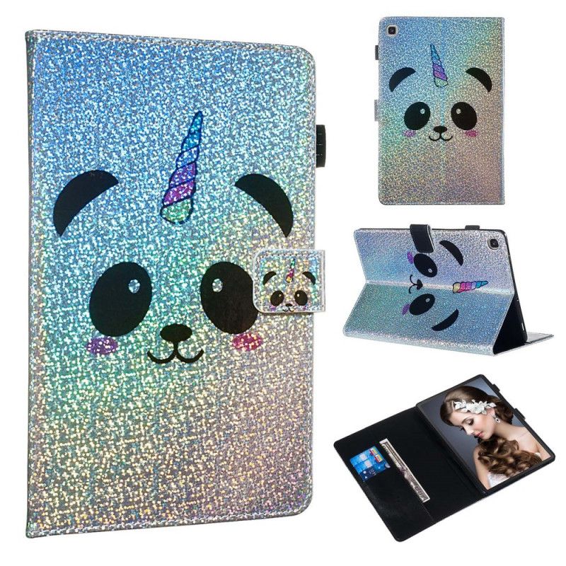 Flip Cover Læder Samsung Galaxy Tab S5e Glitterpanda