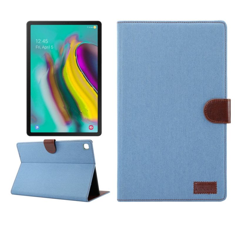 Flip Cover Læder Samsung Galaxy Tab S5e Sort Jeans