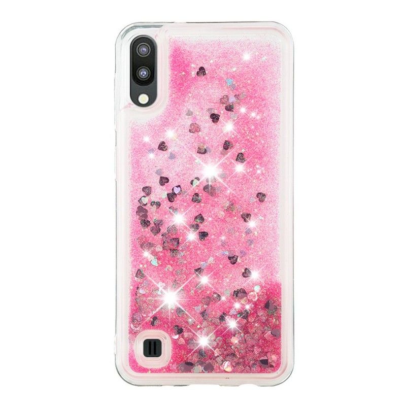 Cover for Samsung Galaxy A10 Magenta Jeg Er Glitter