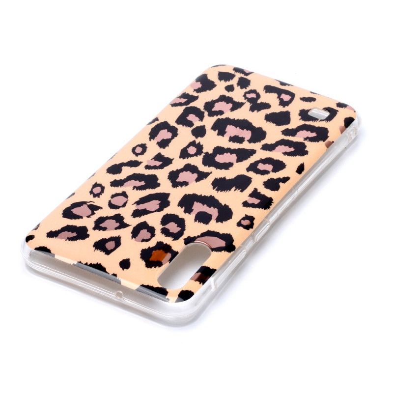 Cover for Samsung Galaxy A10 Marmor I Leopardstil