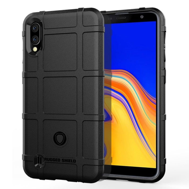 Cover for Samsung Galaxy A10 Sort Robust Skjold