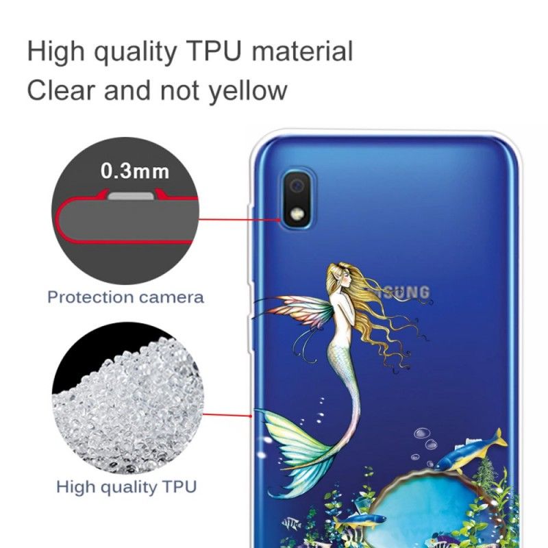 Cover Samsung Galaxy A10 Blå Sirene