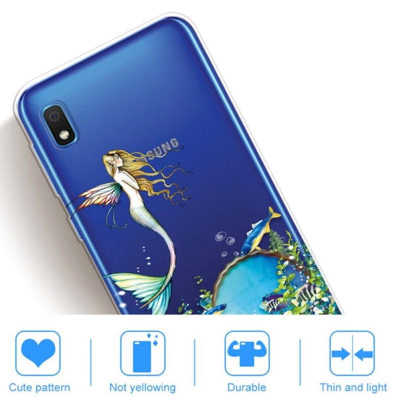 Cover Samsung Galaxy A10 Blå Sirene