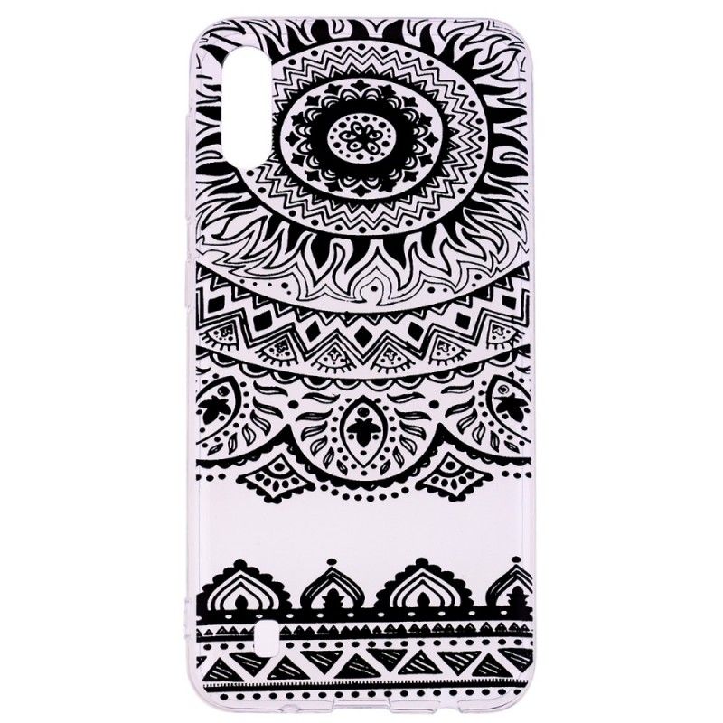 Cover Samsung Galaxy A10 Gennemsigtig Blomstermandala Original