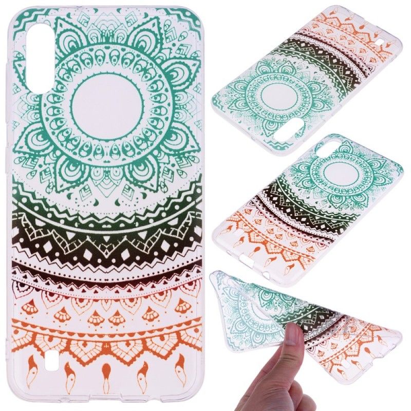 Cover Samsung Galaxy A10 Gennemsigtig Farverig Mandala