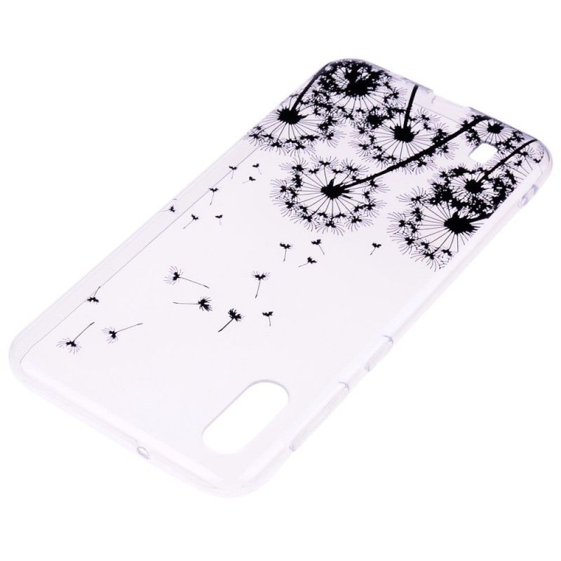 Cover Samsung Galaxy A10 Gennemsigtige Sorte Mælkebøtter Original