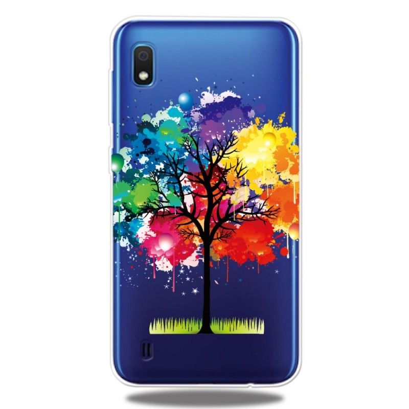 Cover Samsung Galaxy A10 Gennemsigtigt Akvareltræ