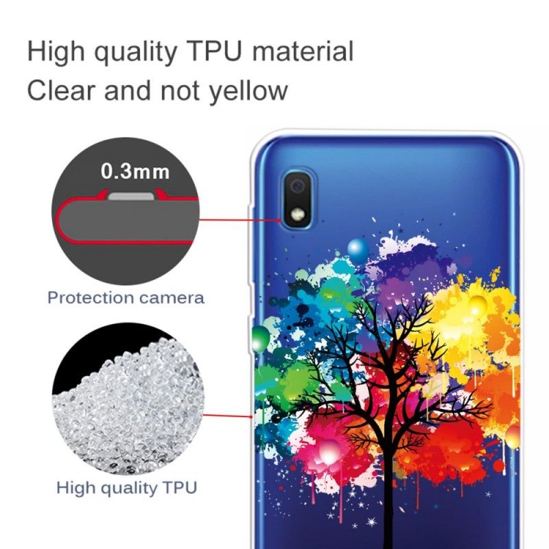 Cover Samsung Galaxy A10 Gennemsigtigt Akvareltræ