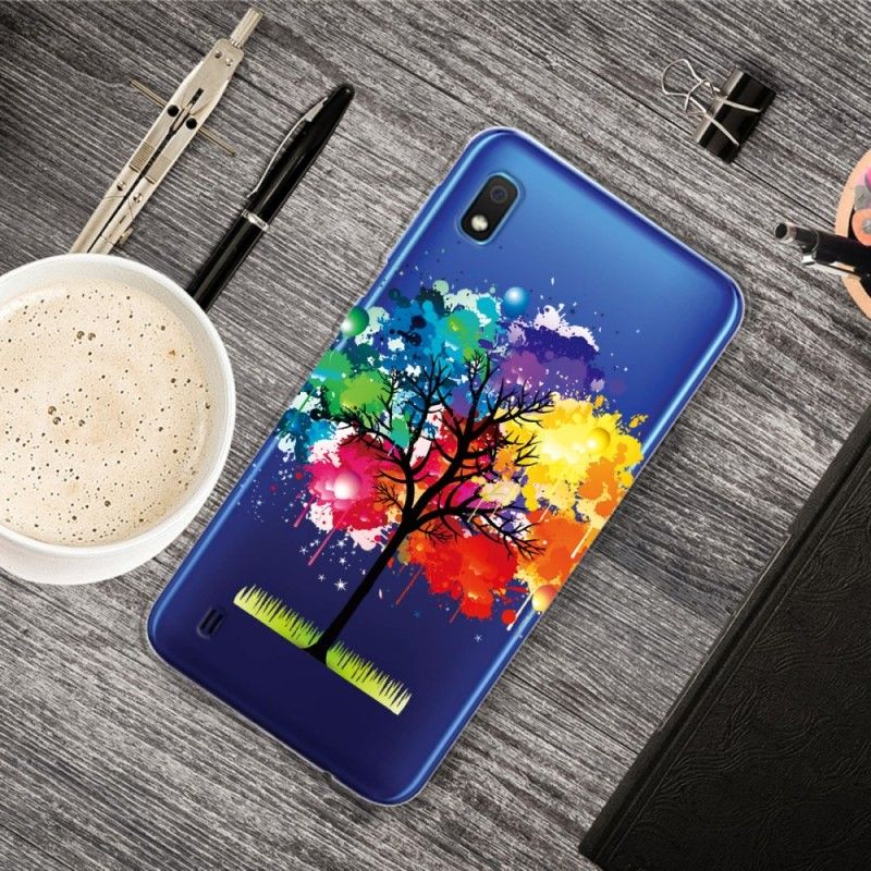 Cover Samsung Galaxy A10 Gennemsigtigt Akvareltræ