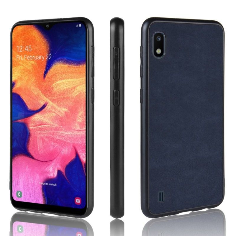 Cover Samsung Galaxy A10 Grå Læderstil