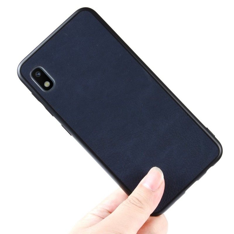 Cover Samsung Galaxy A10 Grå Læderstil