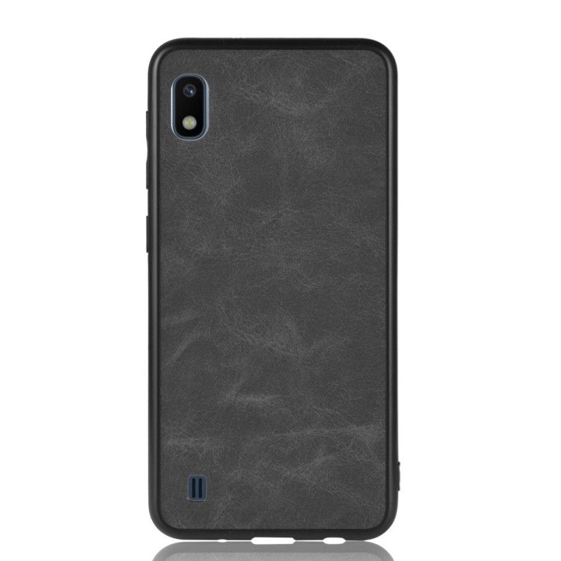 Cover Samsung Galaxy A10 Grå Læderstil