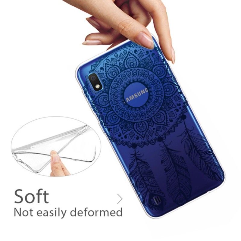 Cover Samsung Galaxy A10 Mobilcover Unik Blomstermandala