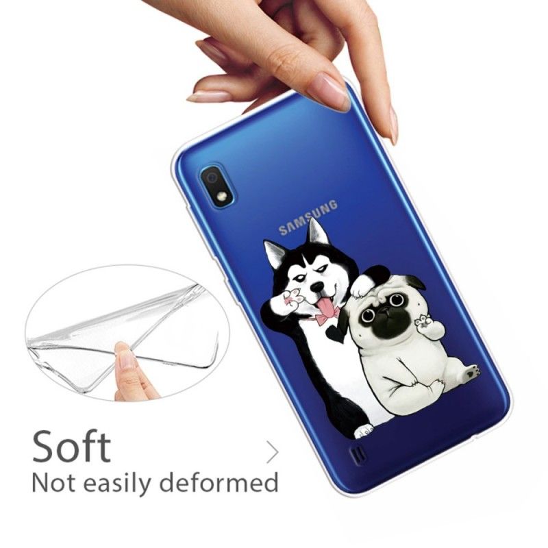 Cover Samsung Galaxy A10 Sjove Hunde