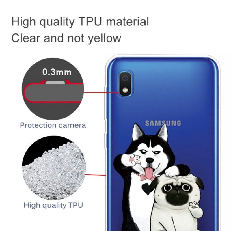 Cover Samsung Galaxy A10 Sjove Hunde