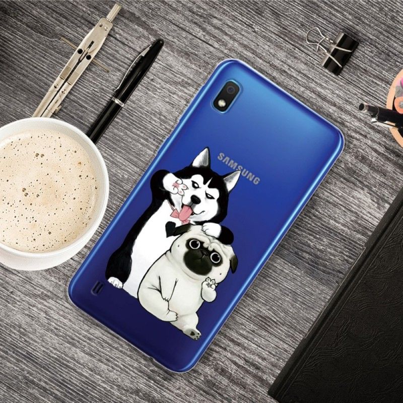 Cover Samsung Galaxy A10 Sjove Hunde