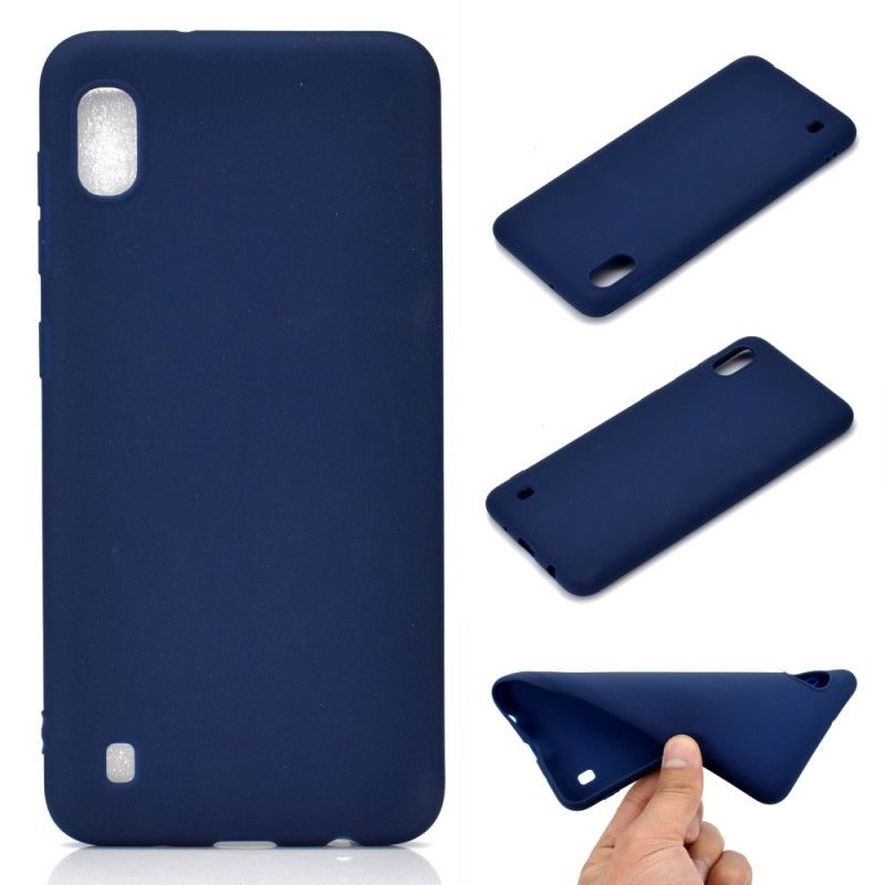 Cover Samsung Galaxy A10 Sort Frostet Silikone Original