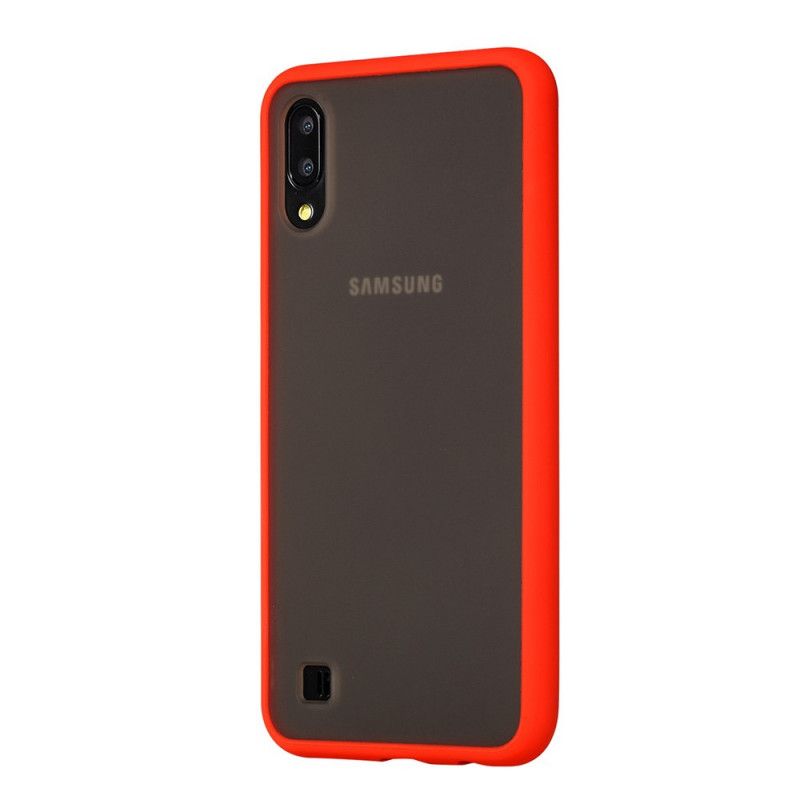 Cover Samsung Galaxy A10 Sort Hybrid Med Farvede Kanter