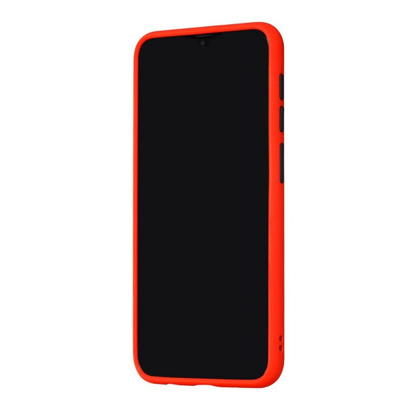 Cover Samsung Galaxy A10 Sort Hybrid Med Farvede Kanter