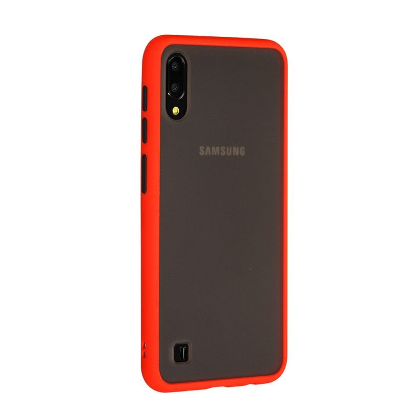 Cover Samsung Galaxy A10 Sort Hybrid Med Farvede Kanter