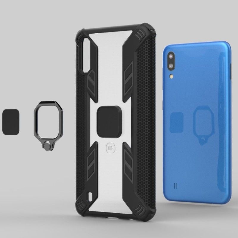 Cover Samsung Galaxy A10 Sort Hybrid Med Støttering Original