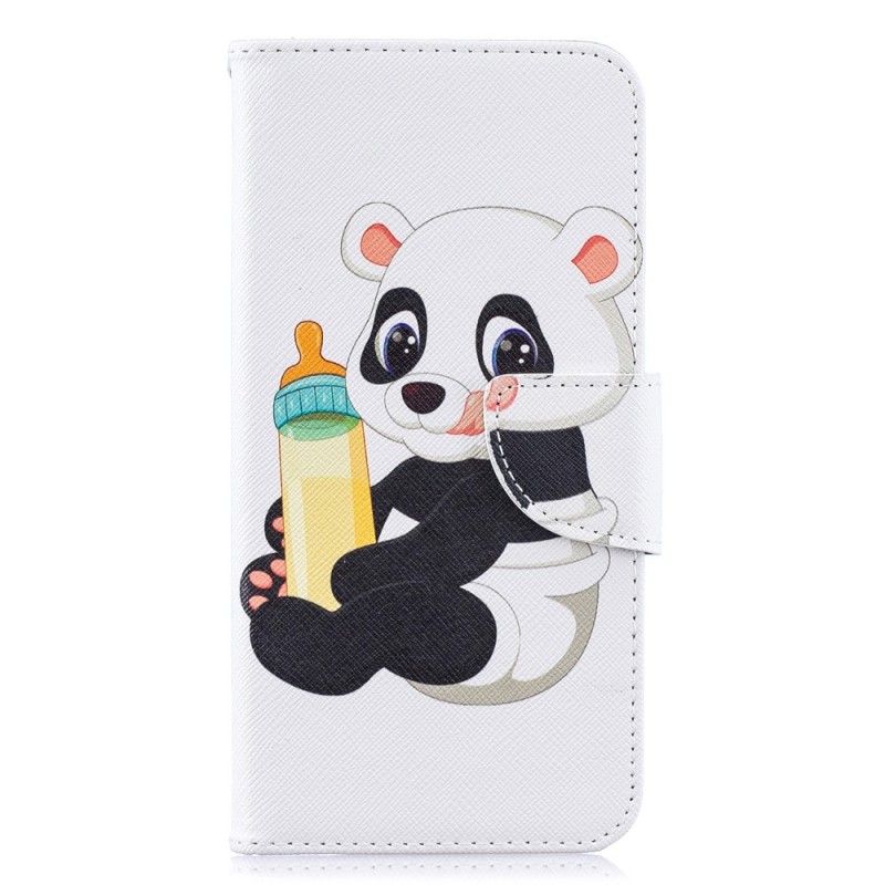 Flip Cover Læder for Samsung Galaxy A10 Babypanda