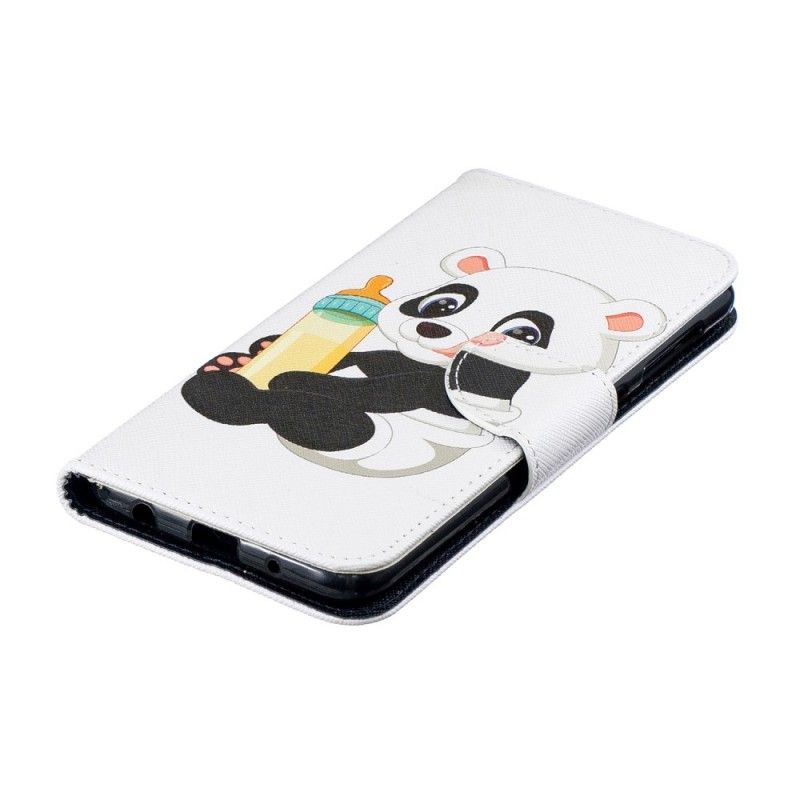 Flip Cover Læder for Samsung Galaxy A10 Babypanda