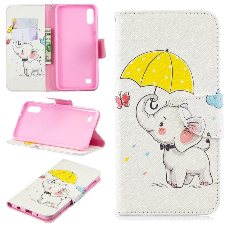 Flip Cover Læder for Samsung Galaxy A10 Elefant