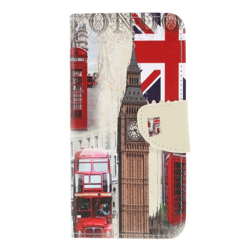 Flip Cover Læder for Samsung Galaxy A10 London Liv