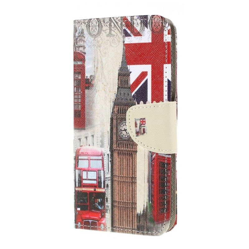 Flip Cover Læder for Samsung Galaxy A10 London Liv