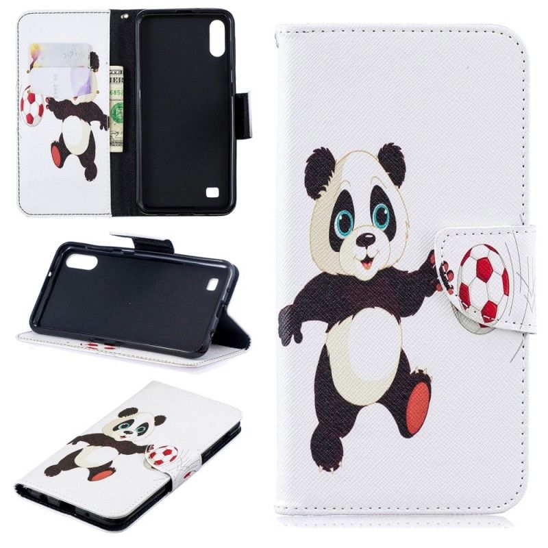 Flip Cover Læder for Samsung Galaxy A10 Pandafod