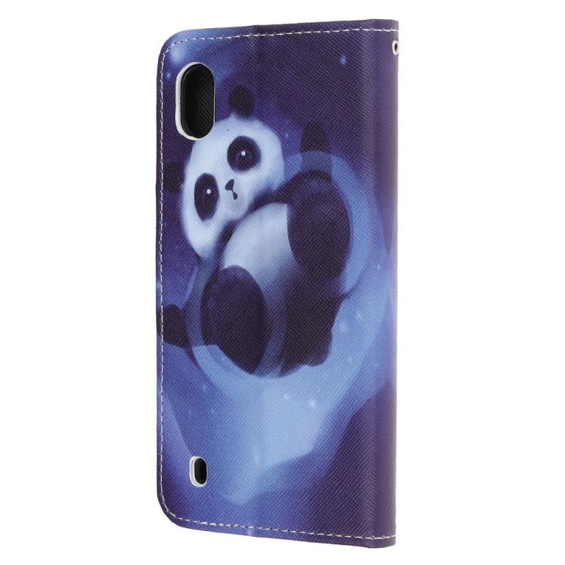 Flip Cover Læder for Samsung Galaxy A10 Pandarum Med Rem