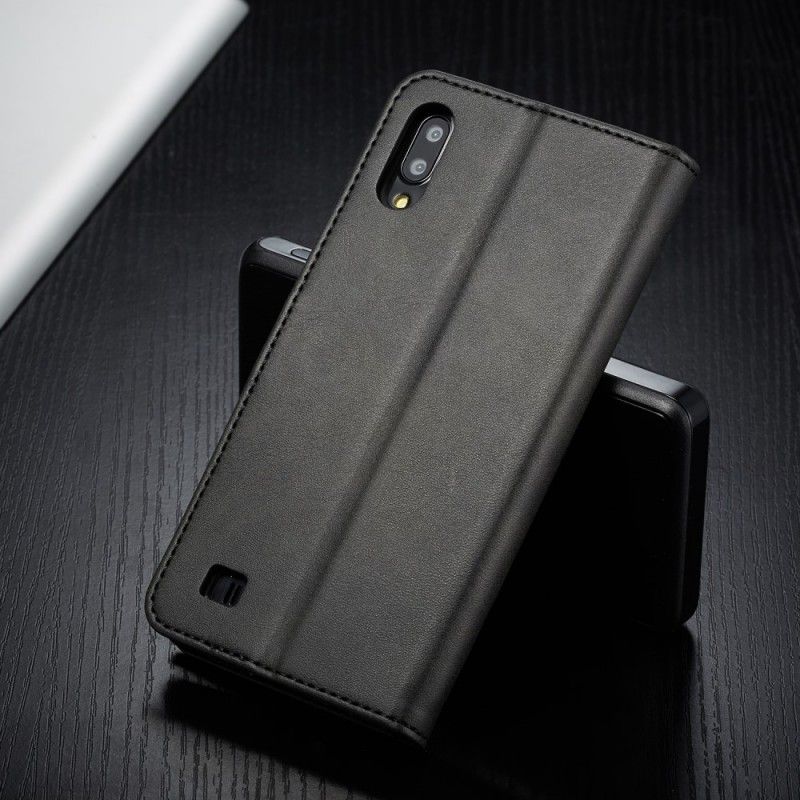 Flip Cover Læder for Samsung Galaxy A10 Sort Lc.Imeeke Lædereffekt