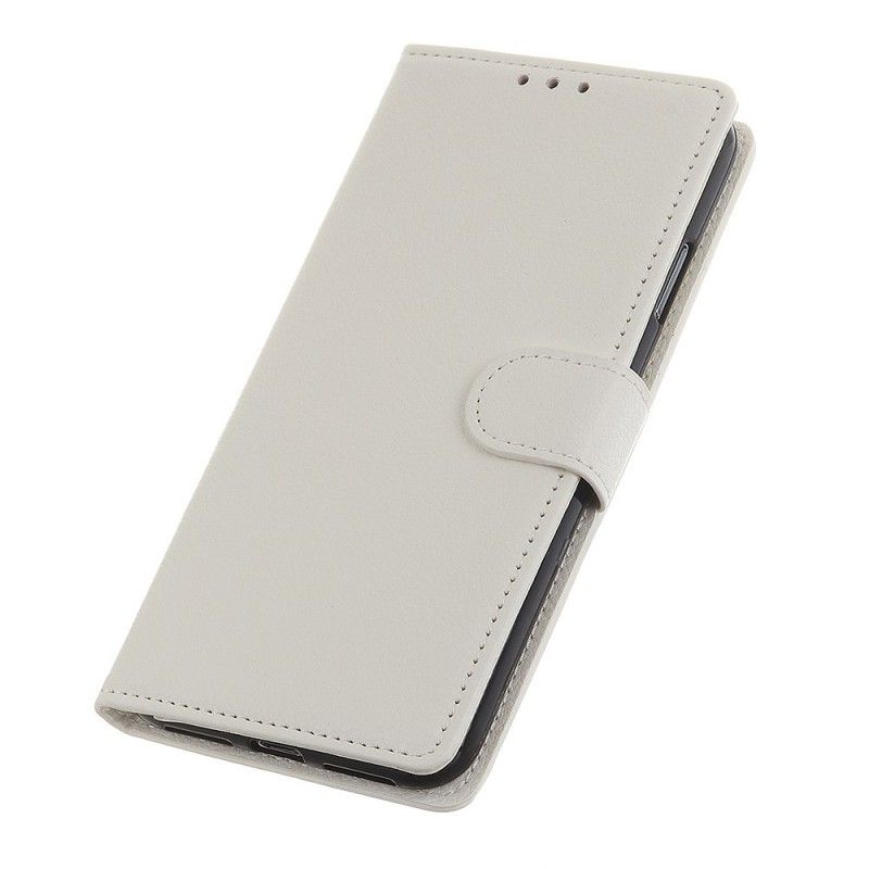 Flip Cover Læder for Samsung Galaxy A10 Sort Retro Kunstlæder