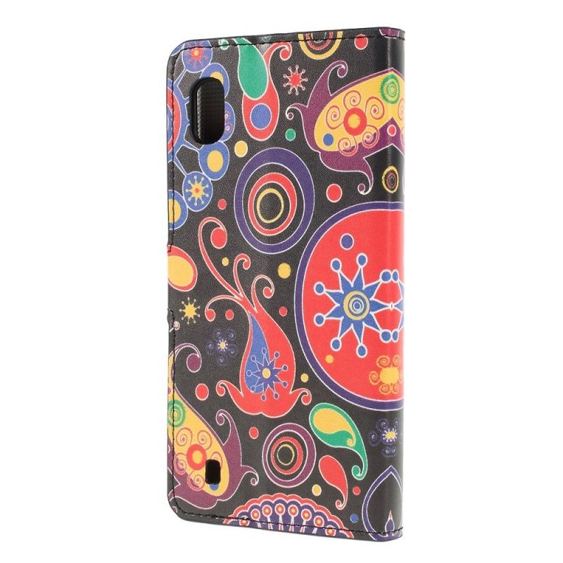 Flip Cover Læder Samsung Galaxy A10 Galakse Design Original