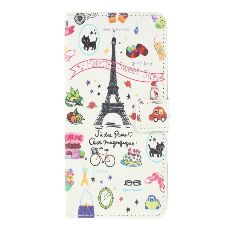 Flip Cover Samsung Galaxy A10 Mobilcover Jeg Elsker Paris