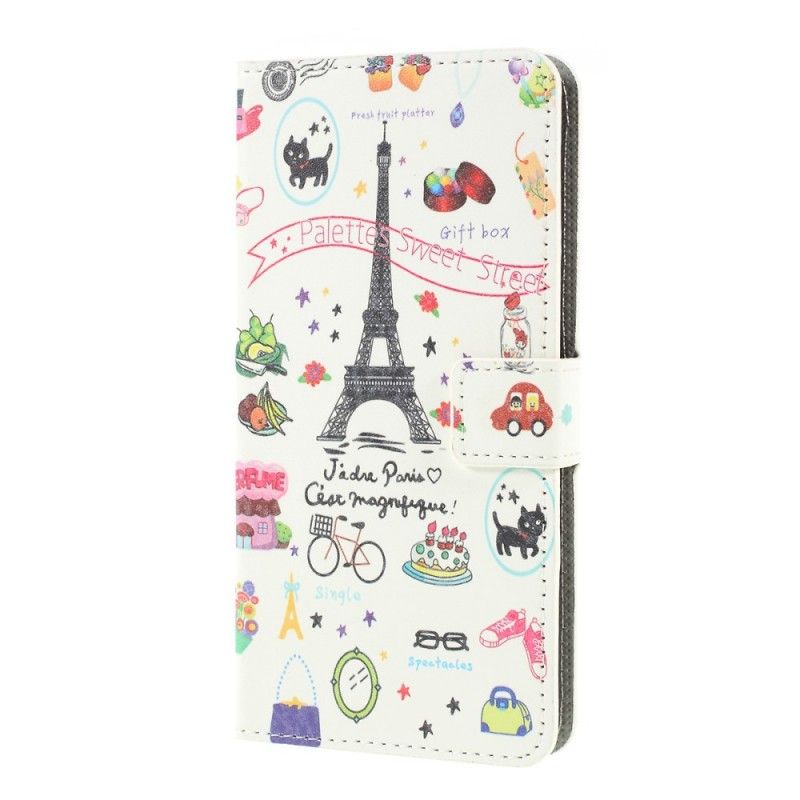 Flip Cover Samsung Galaxy A10 Mobilcover Jeg Elsker Paris