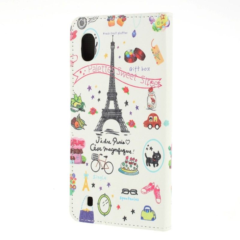 Flip Cover Samsung Galaxy A10 Mobilcover Jeg Elsker Paris