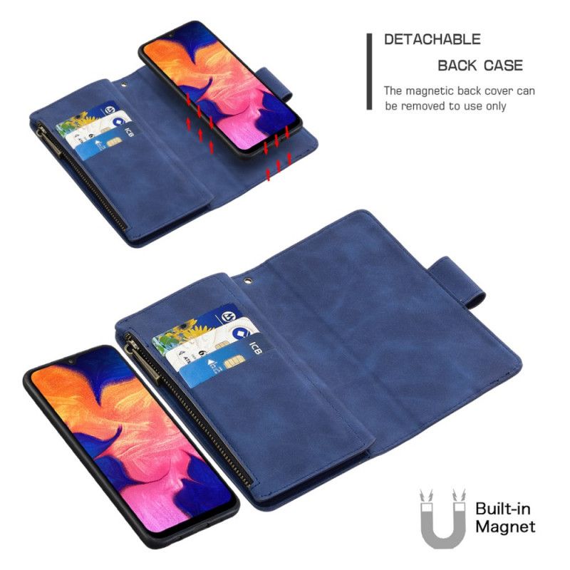 Flip Cover Samsung Galaxy A10 Sort Aftageligt Låg I Binfen Farve