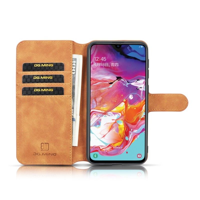 Flip Cover Samsung Galaxy A10 Sort Mobilcover Retro Dg.Ming