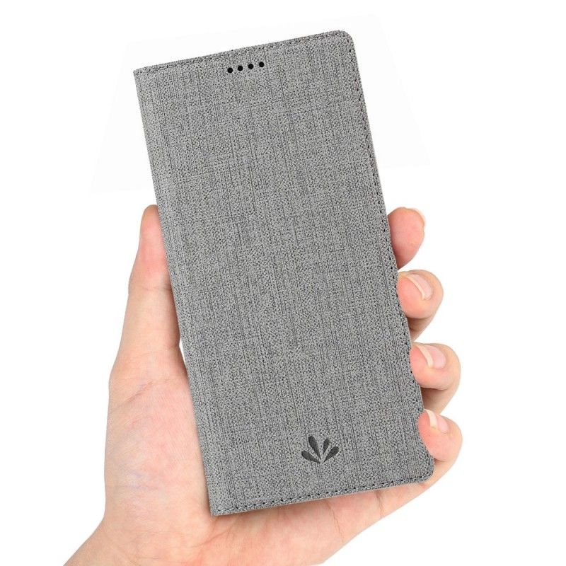 Læder Cover for Samsung Galaxy A10 Sort Struktureret