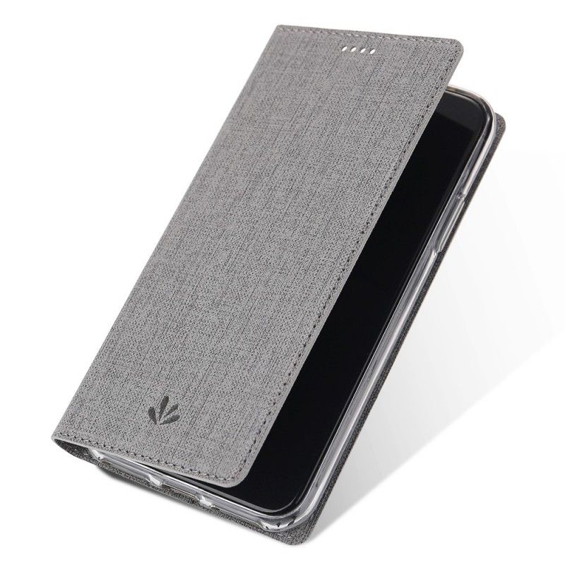 Læder Cover for Samsung Galaxy A10 Sort Struktureret