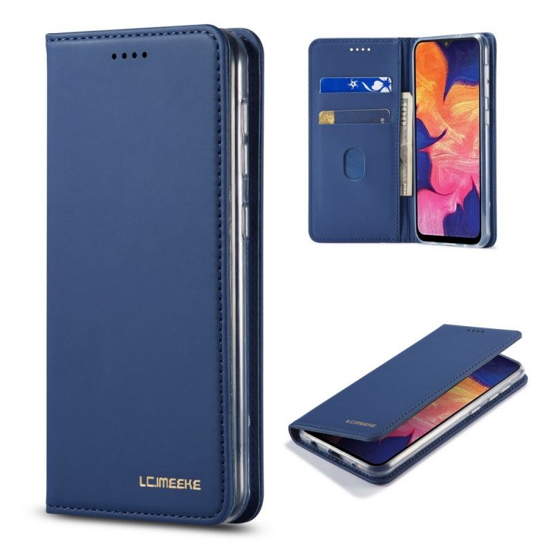 Læder Cover Samsung Galaxy A10 Sort Fremtidig Lc.Imeeke