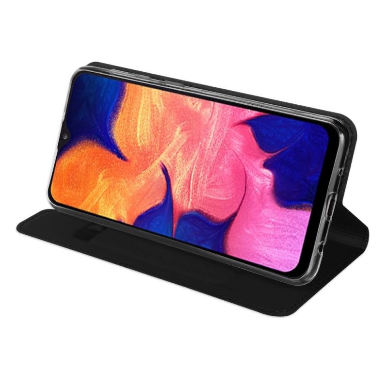 Læder Cover Samsung Galaxy A10 Sort Pro Dux Ducis Hud Beskyttelse