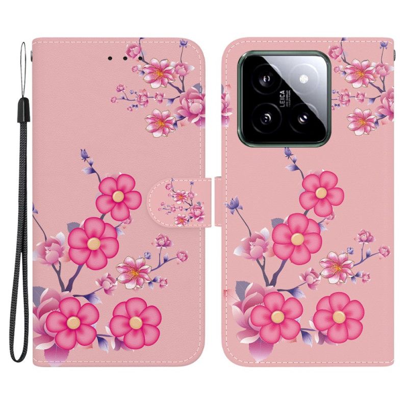 Flip Cover Til Xiaomi 14 Sakura Rem