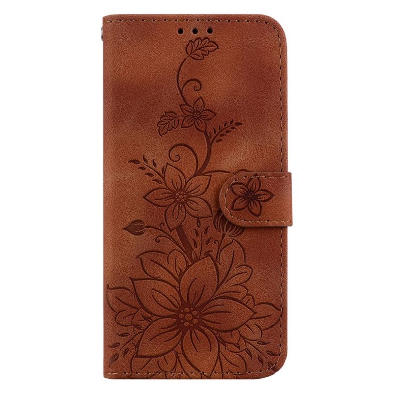 Flip Cover Xiaomi 14 Blomstermønster