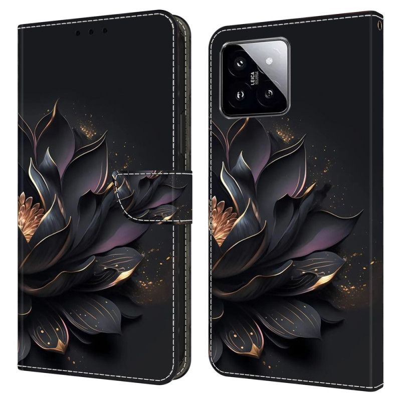 Flip Cover Xiaomi 14 Lilla Lotus