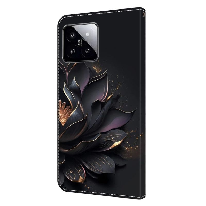 Flip Cover Xiaomi 14 Lilla Lotus