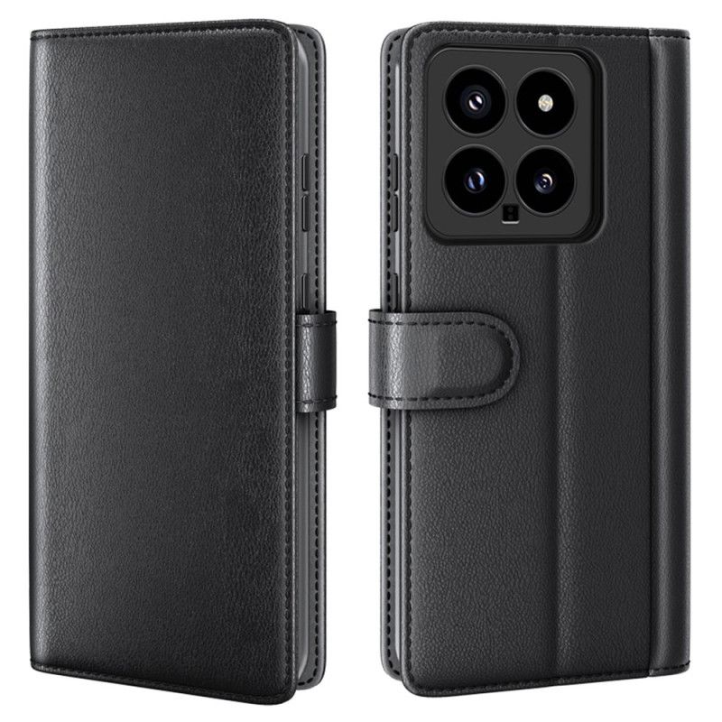 Læder Cover Xiaomi 14 Telefon Etui Læder